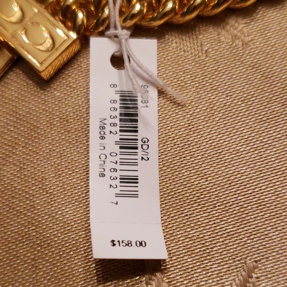 NWT Coach signature 2 tone chain bracelet - Picture 5 of 5